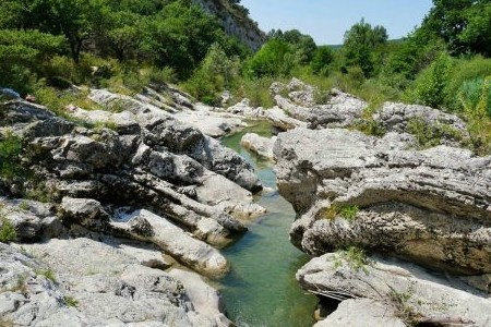 Randonnée au bord du Roubion