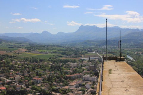Vue depuis la Tour Médiévale de Crest