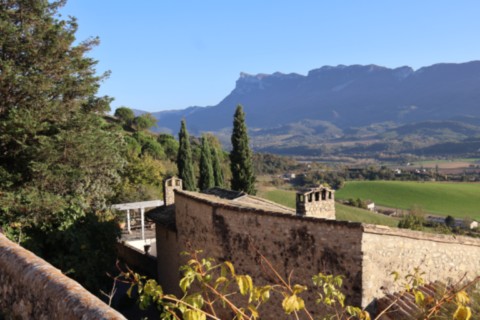 Vue depuis le vieux Mirabel Drôme